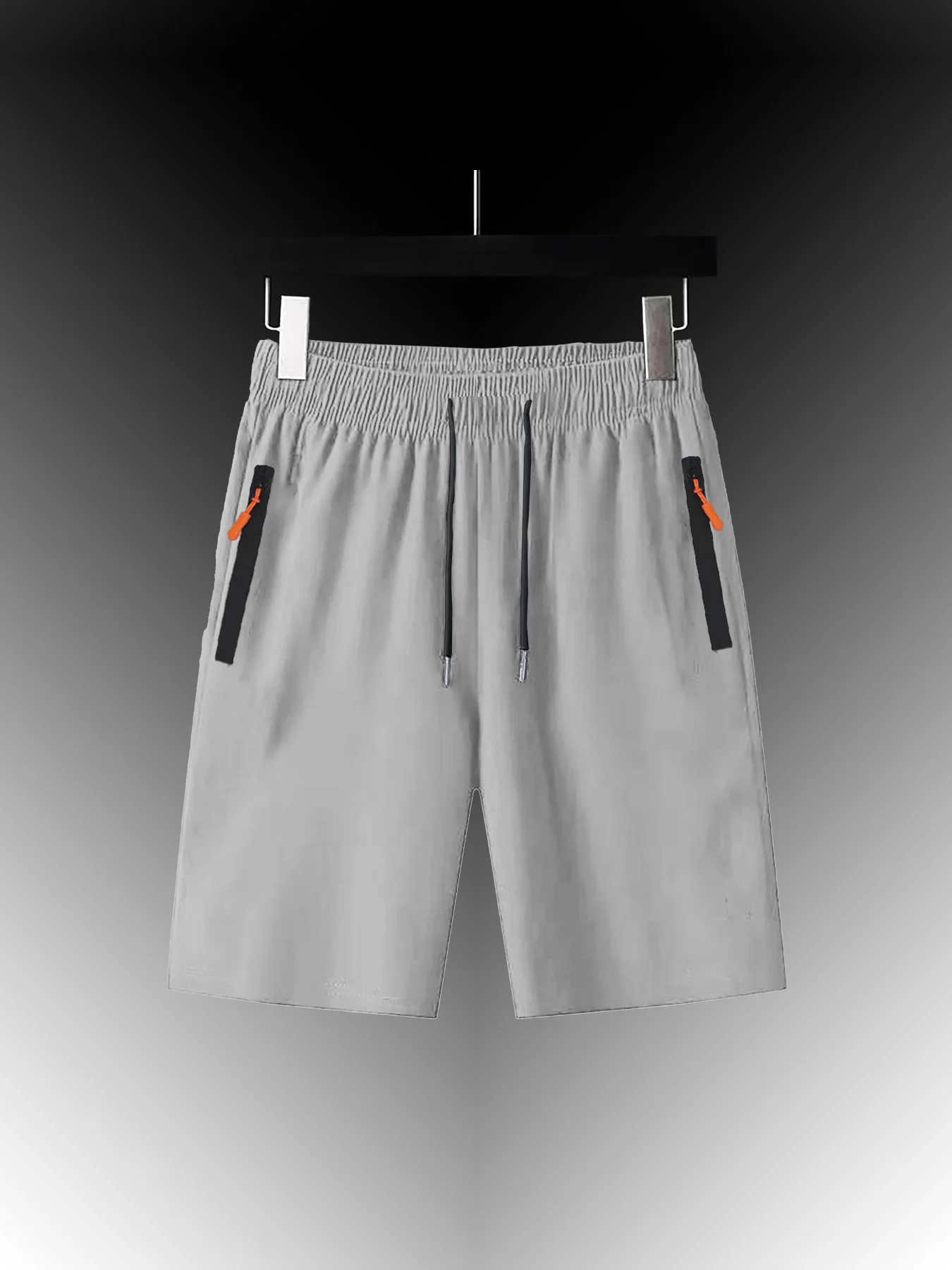 

Zipper Pocket Summer Men's Shorts Sports Cool Running Blank Casual Bottoms Gym Fitness Training Jogging Short Pants Man EU Size