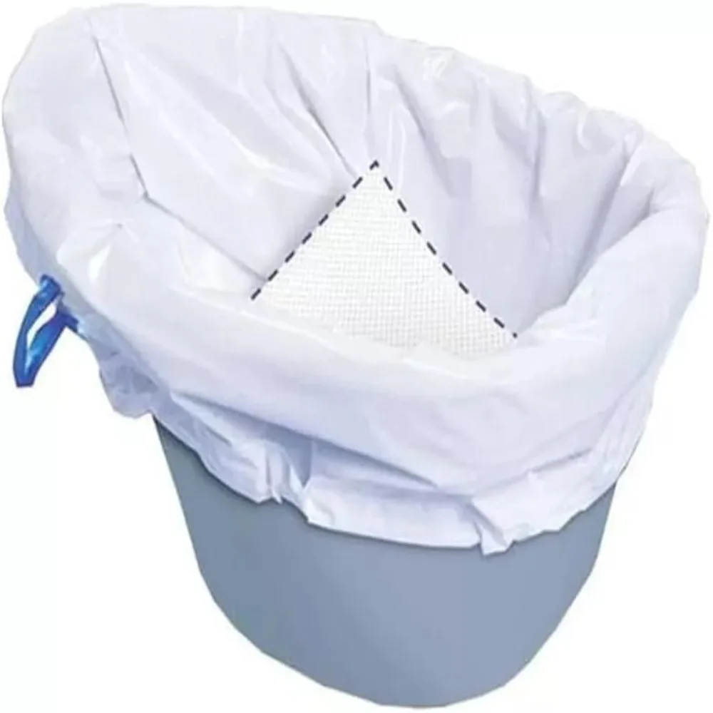 20/40Pcs Thickened Disposable Bags Disposable Bucket Liners Replacement Drawstring Toilet Bag Odorless Universal