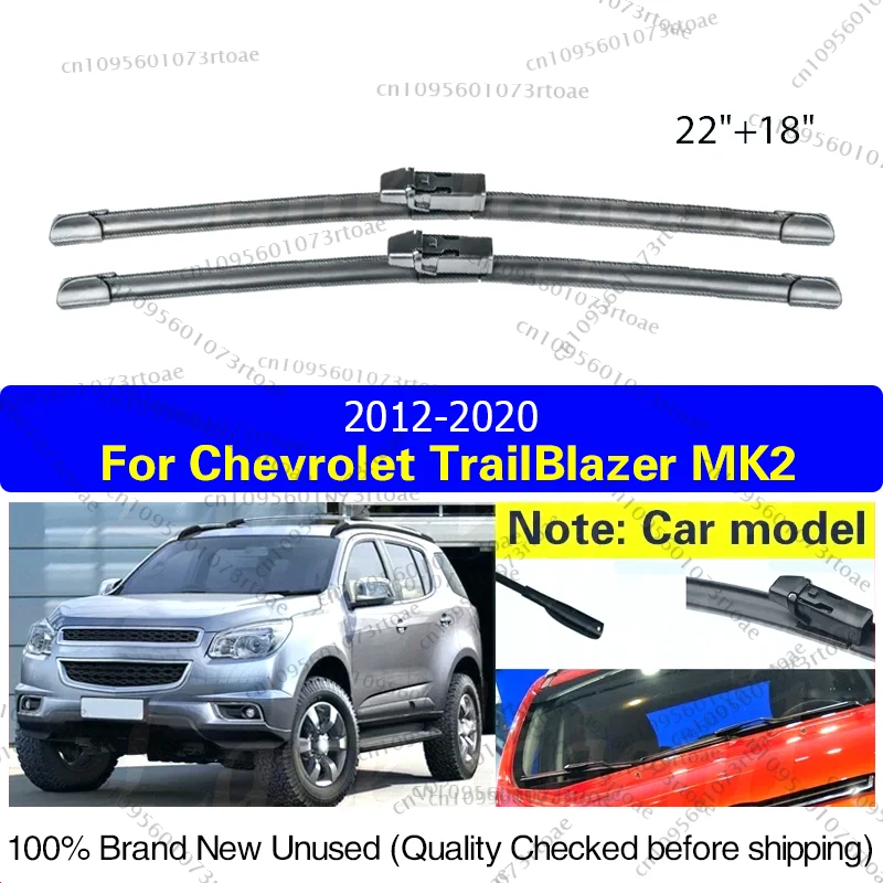 

Car Front Wiper Blades For Chevrolet TrailBlazer MK2 S-10 2012-2020 Windshield Windscreen Window Brushes 22"18" Car Accessories
