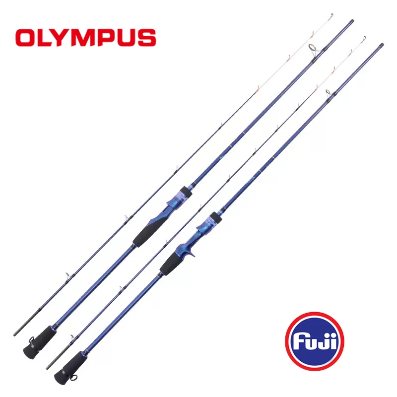 New OLYMPUS Ultralight Offore Boat Rod 1.8/1.95/2.15M FUJI Guides Solid Carbon Tip Spinning Casting Raft Rod Drag Power 14kg 30#