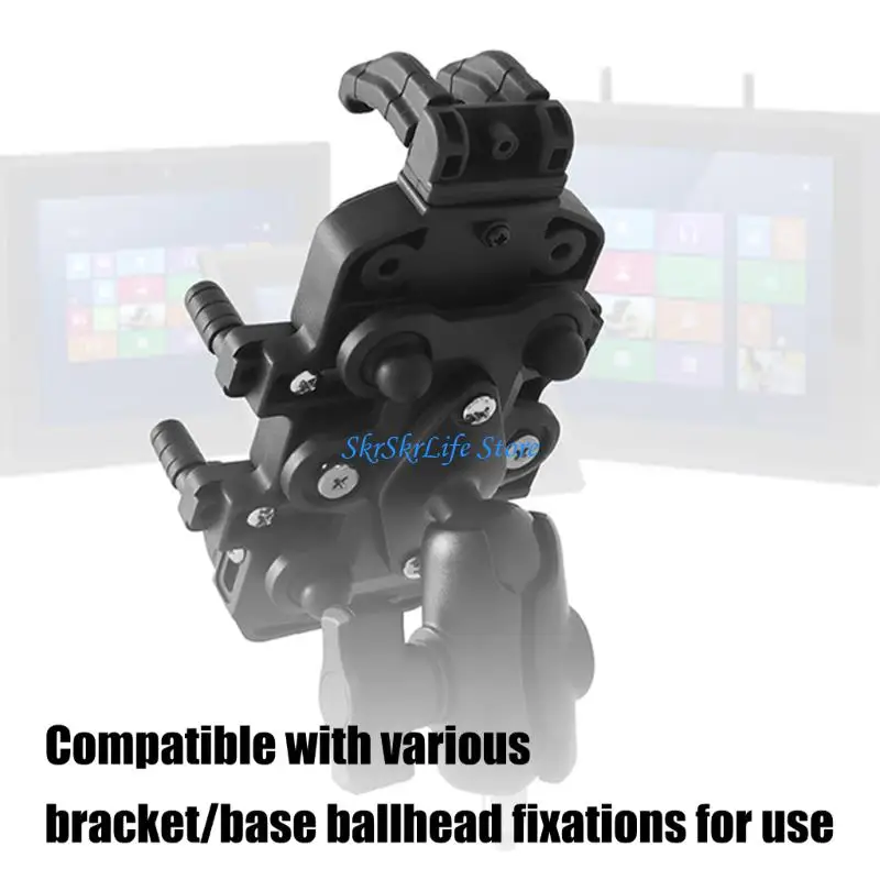 E65E Multiple Motorcycle Phone Mount Bracket for 25Mm And 17Mm Handlebars
