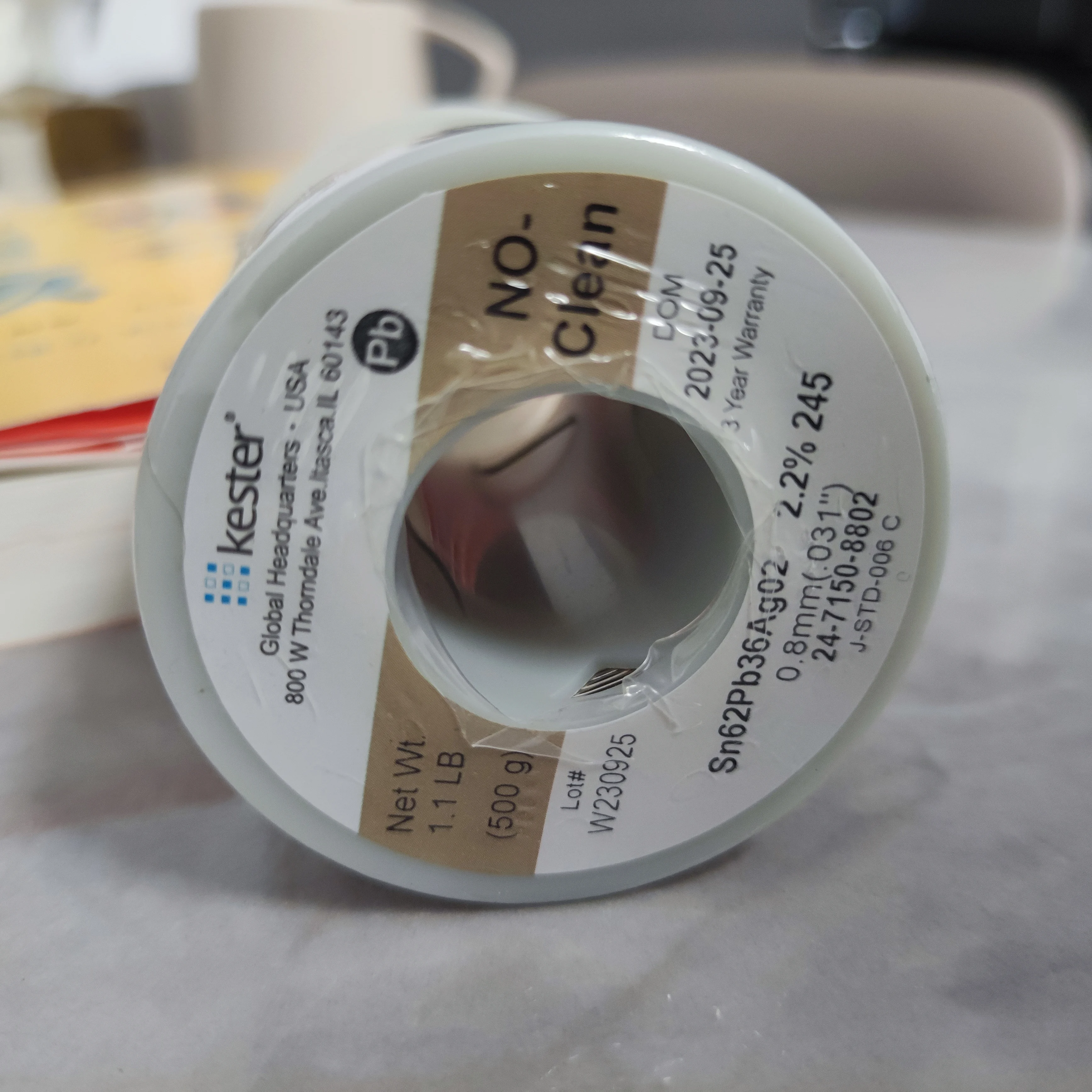 Whole Roll Original American Kester With Lead And Silver Solder 2% Silver 0.8mm Wire Diameter HIFI Audio Specific Solder