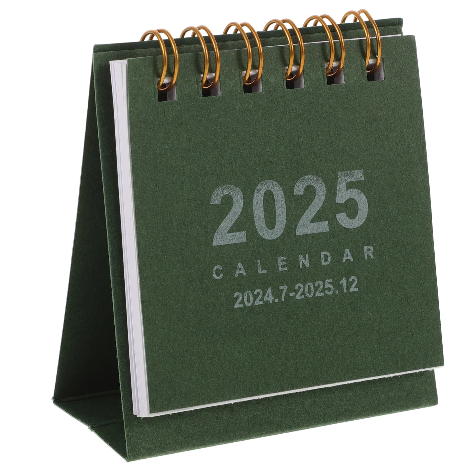 

Number 2025 Small Desk Calendar Office Calendars Pocket Chart Paper Desktop for