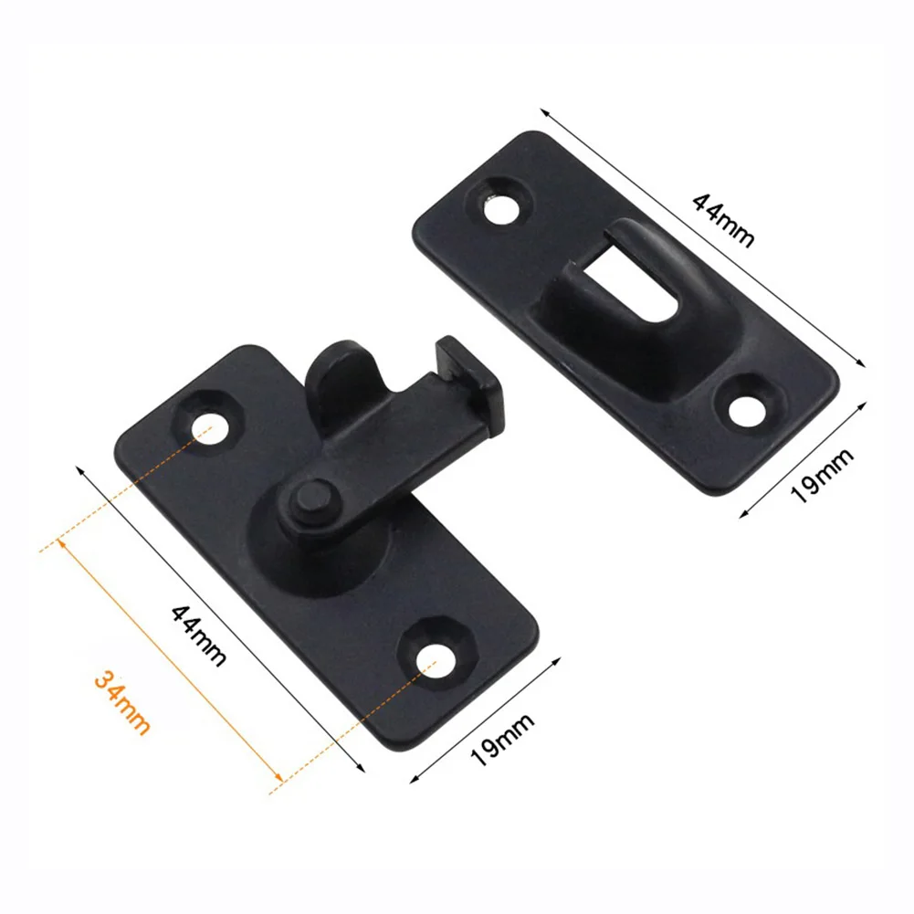 

Right Angle Lock Buckle Lightweight Novel Design Stainless Steel 1.73 X 0.74in 90 Degree Black Corrosion Resistant Durable