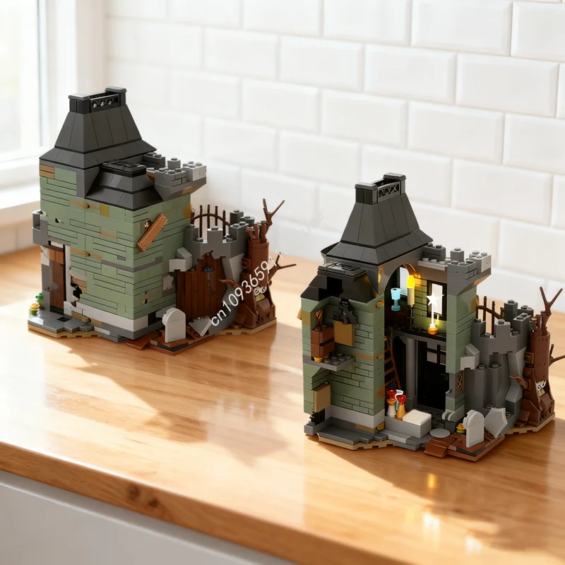 499 قطعة MOC مصاص دماء الساحرة S ماجيك مانور نموذج اللبنات لتقوم بها بنفسك التعليم الإبداعي الطوب هدايا عيد الميلاد الاطفال لعبة عيد ميلاد #1