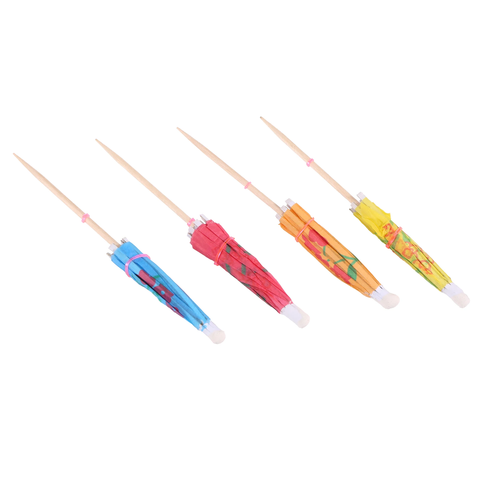 ABJA-144Pcs Cocktail Umbrella For Drink&Food, Decorative Toothpicks For Party,Hotel, Restaurant,Tiki Bar,Hawaiian Party