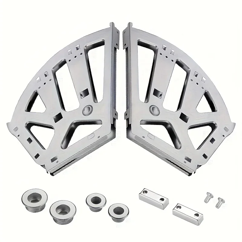 

Flip Shoe Cabinet Accessories, Flip Down Three-layer Metal Shoe Cabinet Drawer Hinge, Suitable for Home Furniture