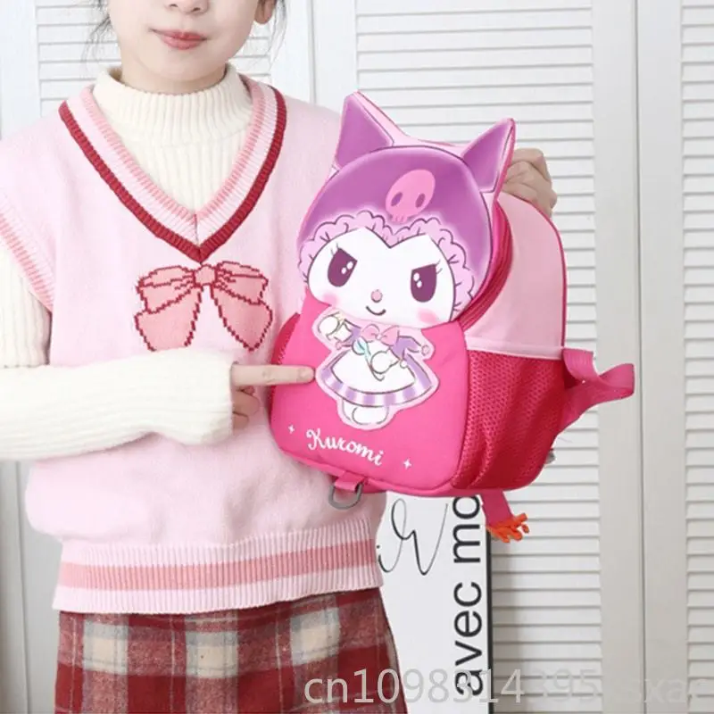 Kuromi My Melody Mini Backpack Cute Cartoon School Bag for Kids Kawaii Children Kindergarten Student Daypack Gift for Girls Boys