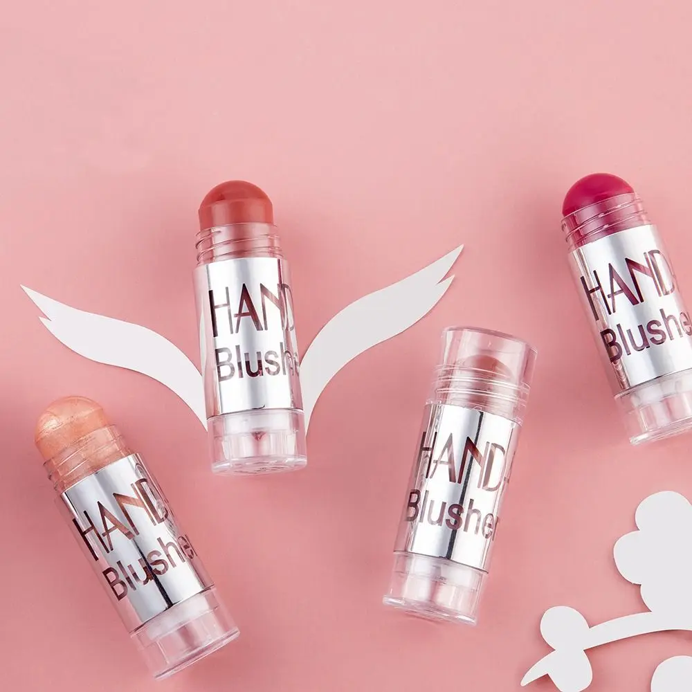 Matte Mini Gesichtskontur Mehrfarbiges Make-up-Werkzeug Buntstift Rouge Stick Gips Rouge Feuchtigkeitsspendender Rouge Pen Feste Paste