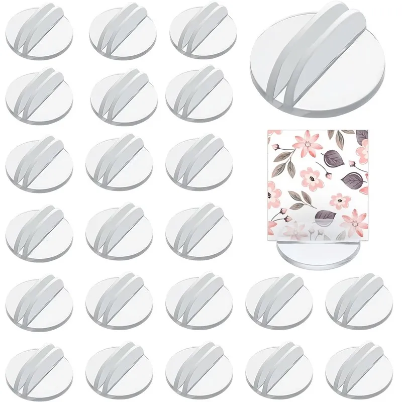 Compact Mini Size Table Card Holders 95 pcs, perfect for Party Table Decor, Firm Paper Holding, Multipurpose