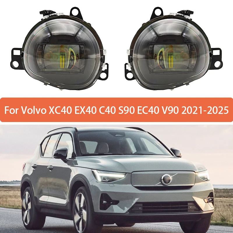 Fog Lamp For Volvo XC40 EX40 C40 S90 EC40 V90 2021 2022 2023 2024 2025 Front Bumper Anti Fog Light 32365034 32365035 32228794