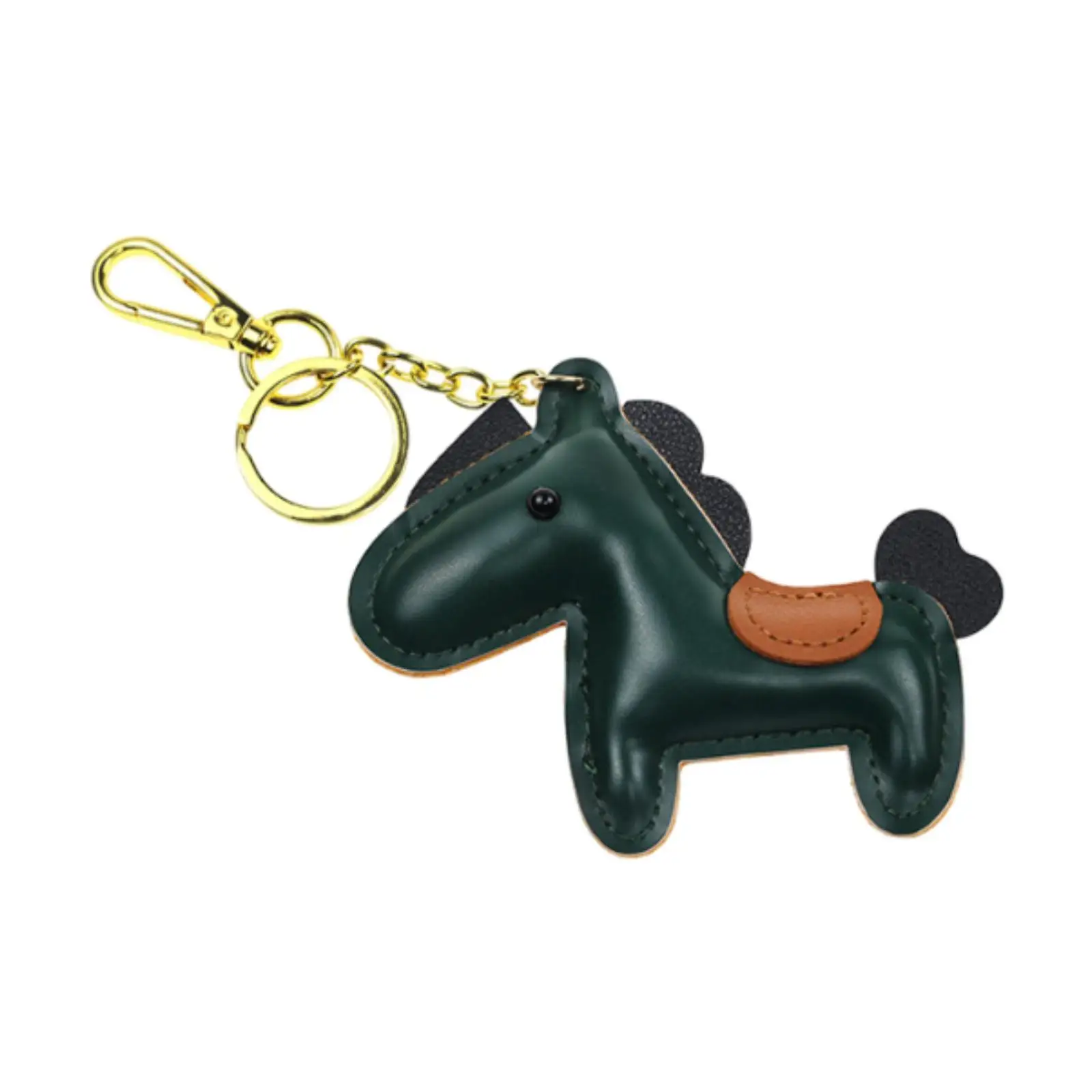 Horse Keychain Ornament Handbag Charm Pony Key Chain for Handbags Bag Female