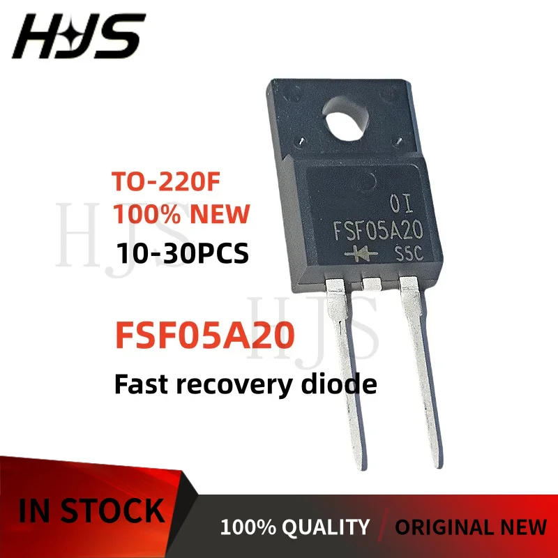 10PCS-30PCS FSF05A20 FSF 05A20 Fast recovery diode TO-220F 100% New and quality