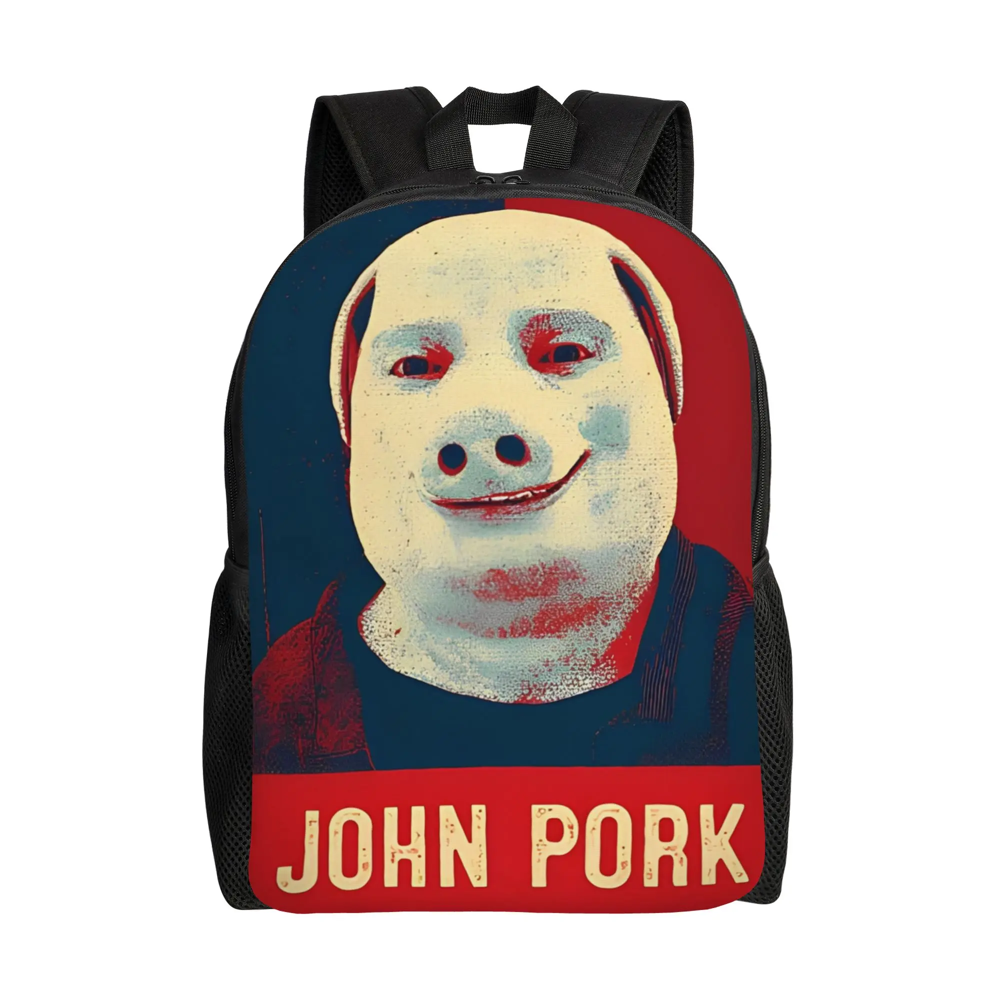John Pork Is Calling Answer Call Phone Pig Backpack  Cute Backpacks Girl University Breathable School Bags Designer Rucksack