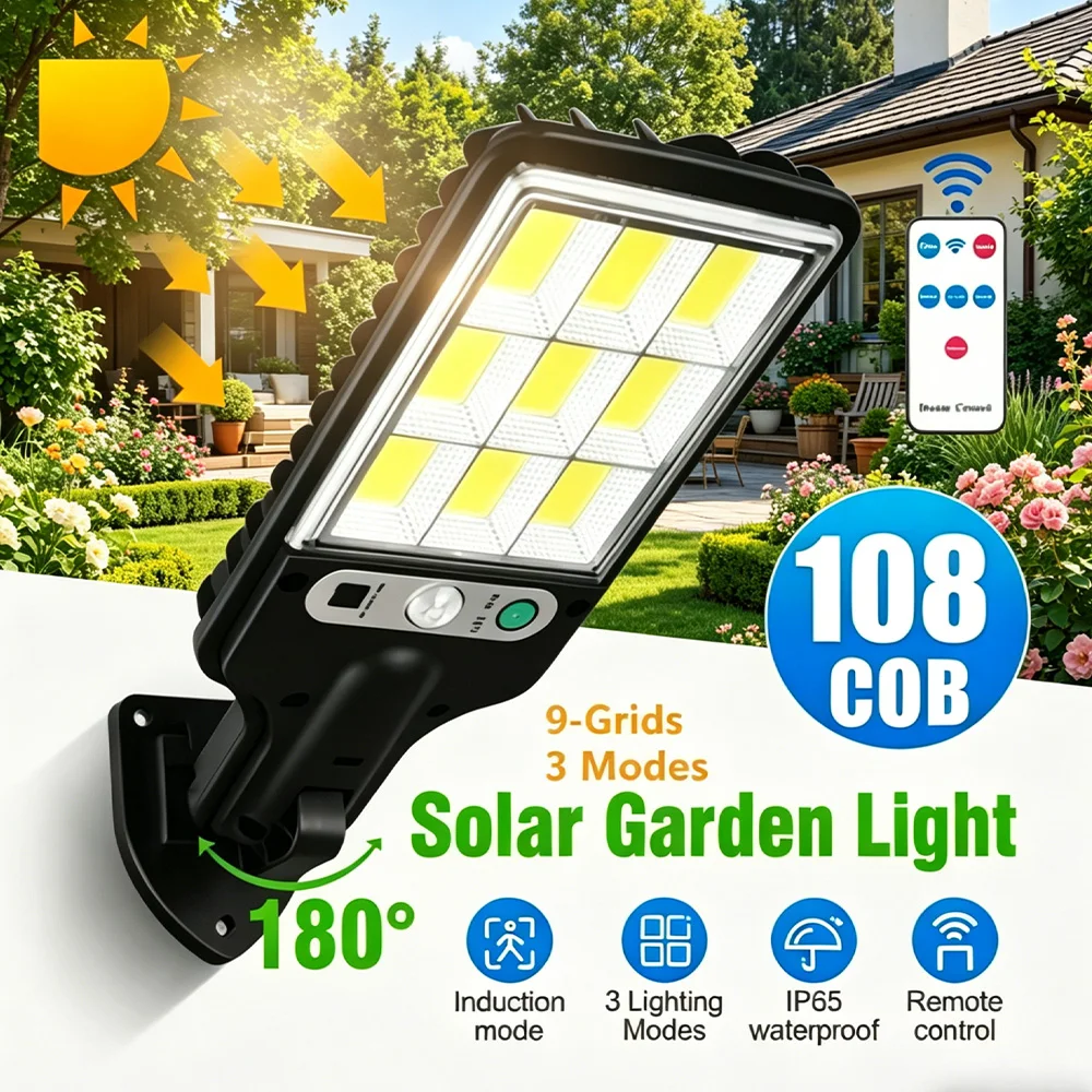 

Outdoor Solar Path Light Waterproof Garden Lighting Patio Lawn Lantern Motion Sensor Led Solar Lamp Walkways Warm Landscape Lamp