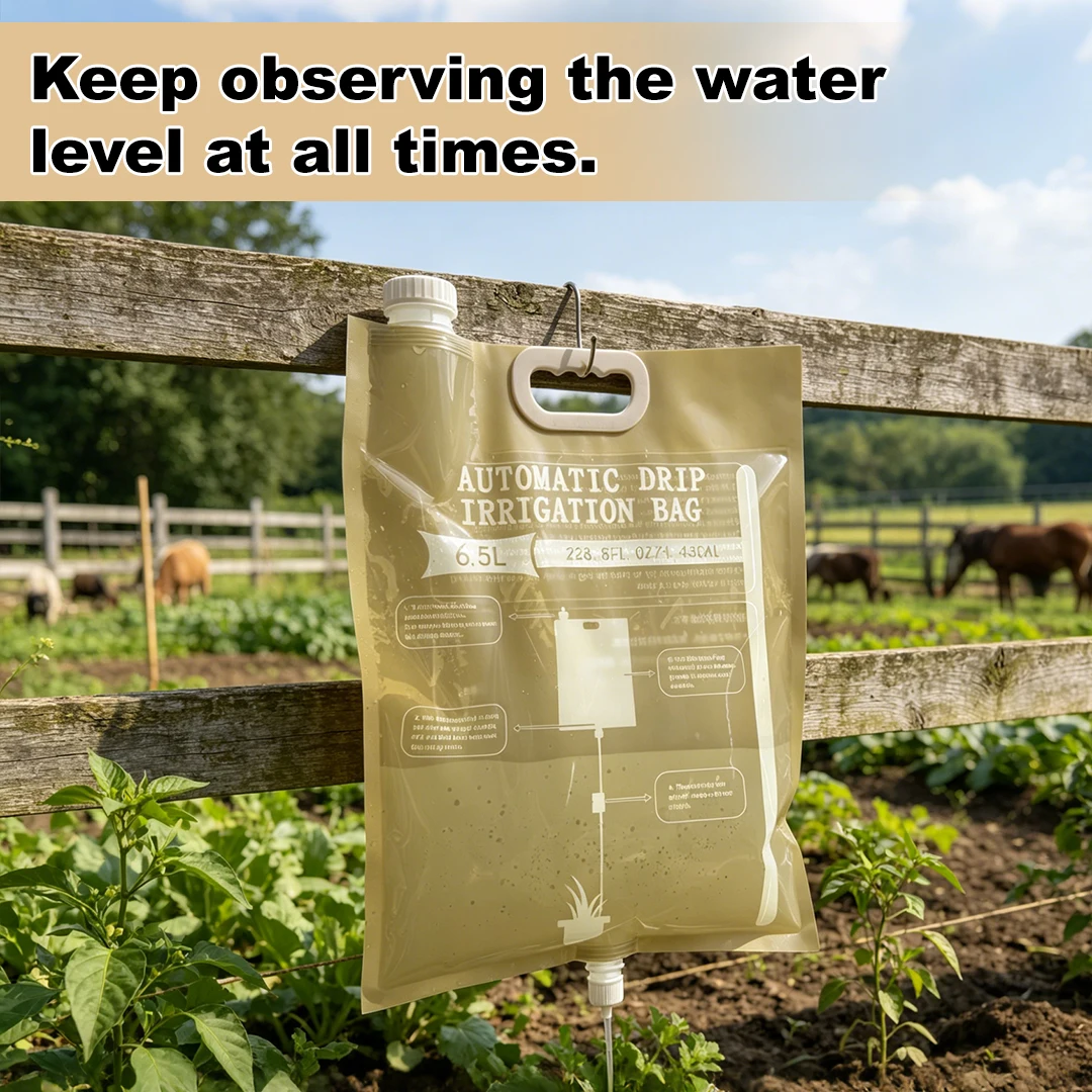 

Gardening automatic watering bag, adjustable water volume, large capacity, automatic watering for 15 days, garden tool