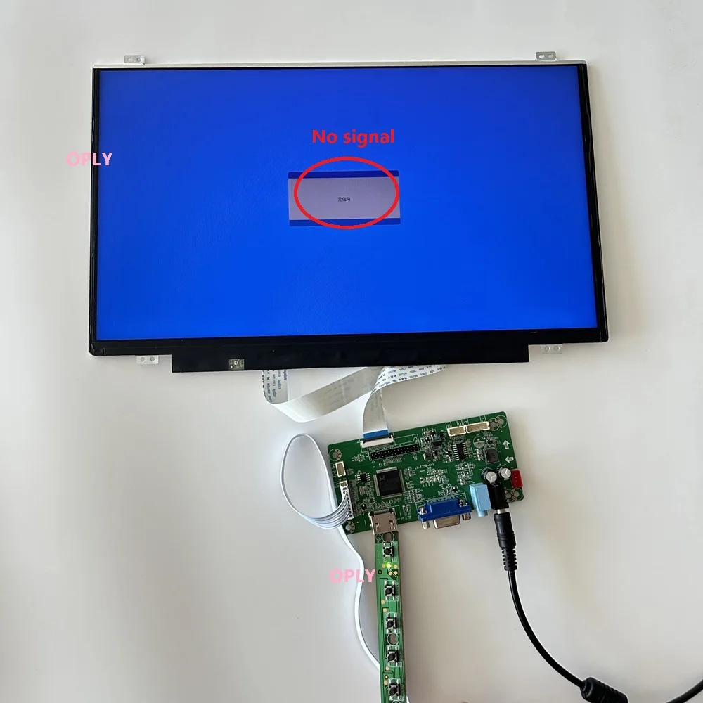 14 inch 14” 1920X1080 IPS screen monitor + EDP Controller board kit VGA/Type-C USB/HDMI compatible for PC X360 Laptop raspberry