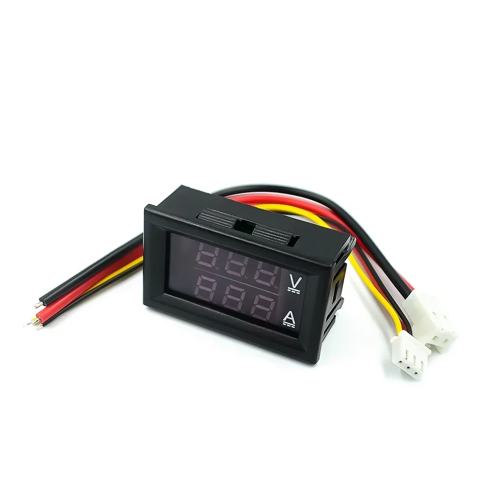 DC 0-100V 10A Digital Voltmeter Ammeter Dual Display Voltage Detector Current Meter Panel Amp Volt Gauge 0.28\