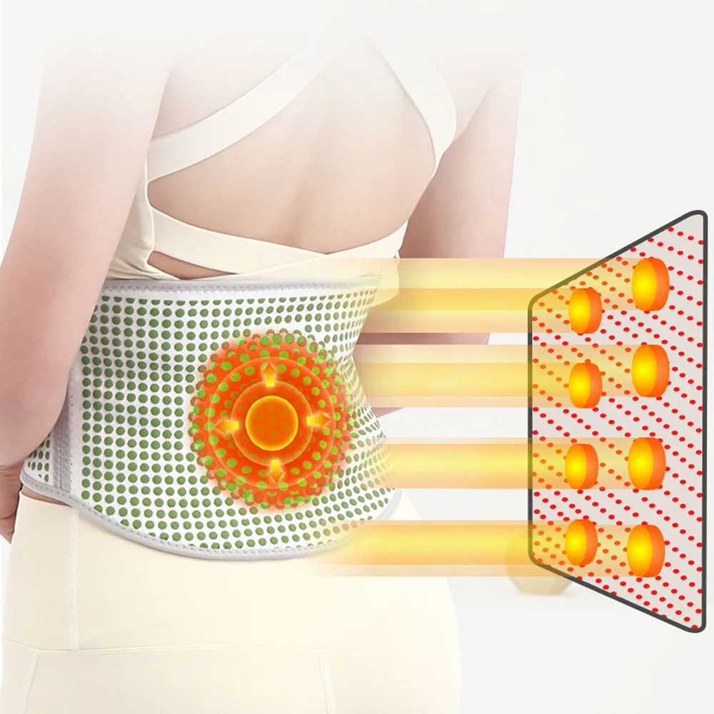Mugwort Therapy Warm Waistband Self-Heating High Quality High Elasticity Waist Support Belt Lower Back Brace Meridian Dredging