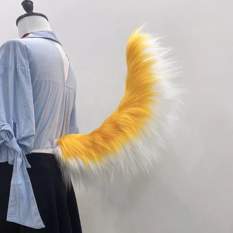 Cosplay Fox Tail Tease Cat Cosplay Props Diy Tail Raw Material Waist Decoration Cute Dog Beast Accessories Electric Model