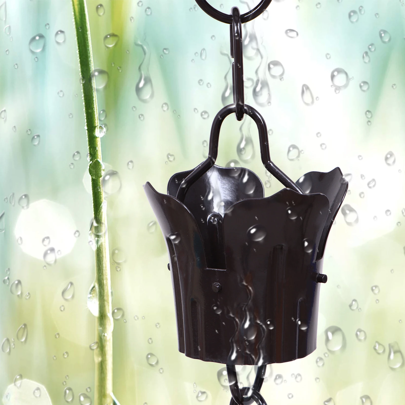 

Rain Chain Rain Chain for Gutter Downspout Rain Chain for Divert Chain Decorative Rain Chain