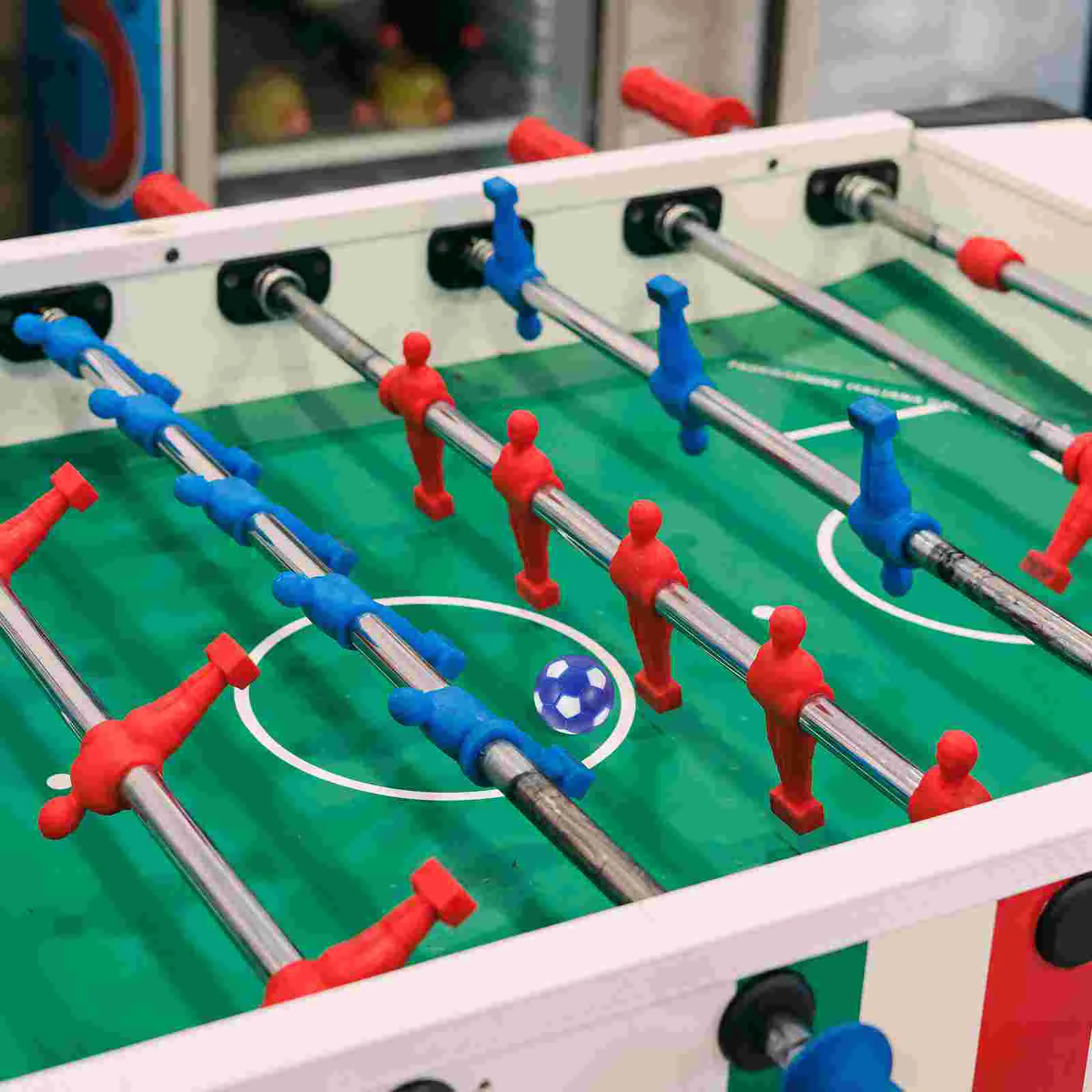 9 Pcs Table Football Accessories Children's Mini Machine 28mm Color Model Soccer Footballs Colorful Game