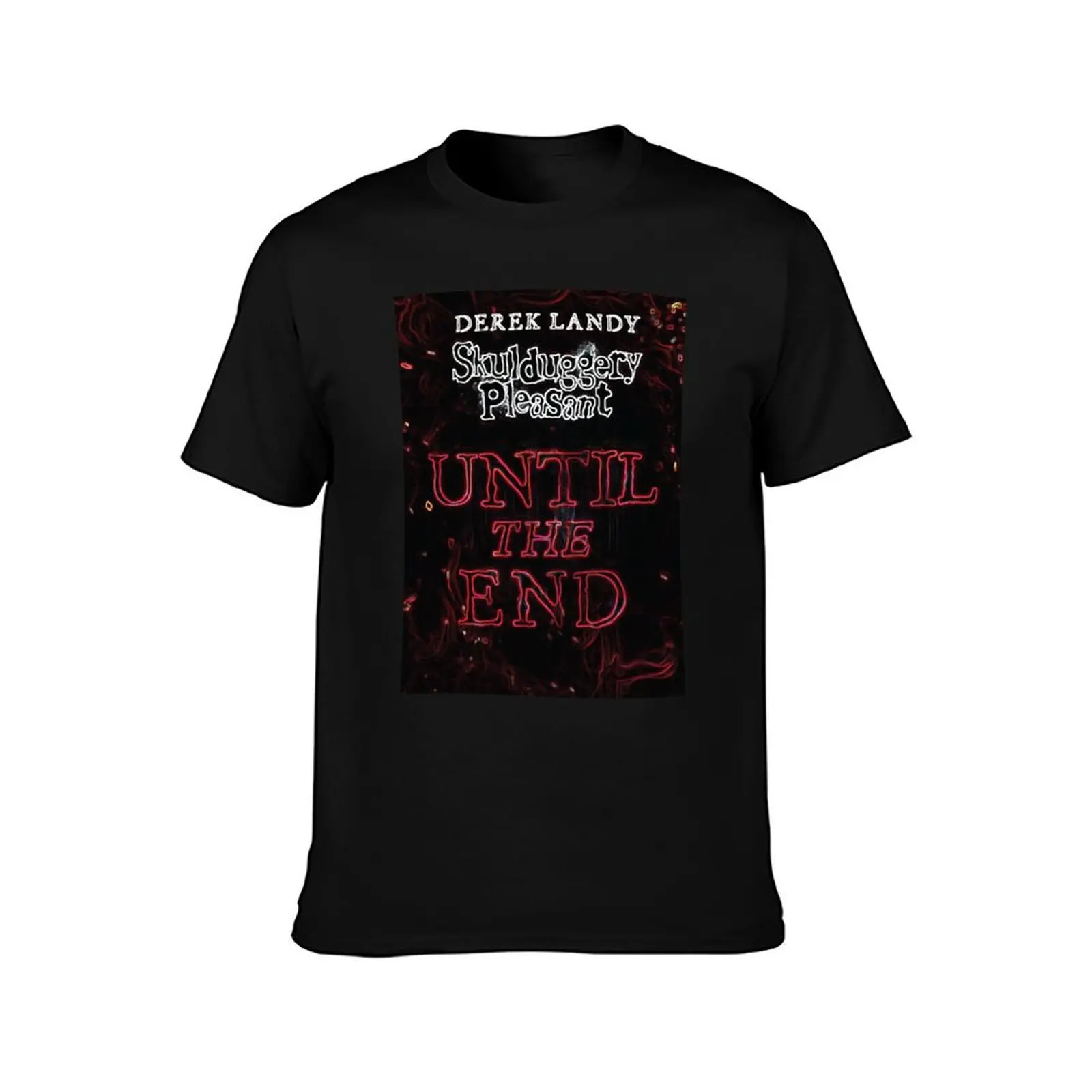 Skulduggery Pleasant Until The End T-Shirt Large Size Short Sleeve T-Shirt