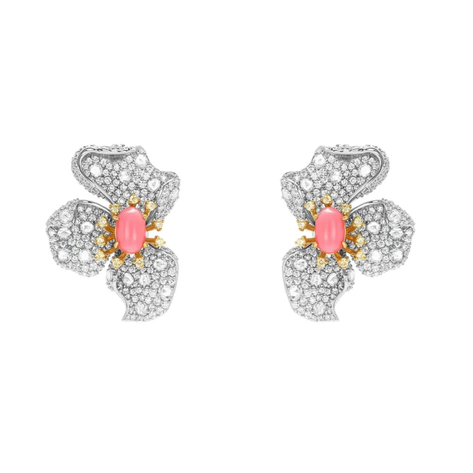 New S925 Silver Earpiece High Carbon Diamond Conch Bead Butterfly Versatile Jewelry Exquisite Girl Earnail Wedding Jewelry