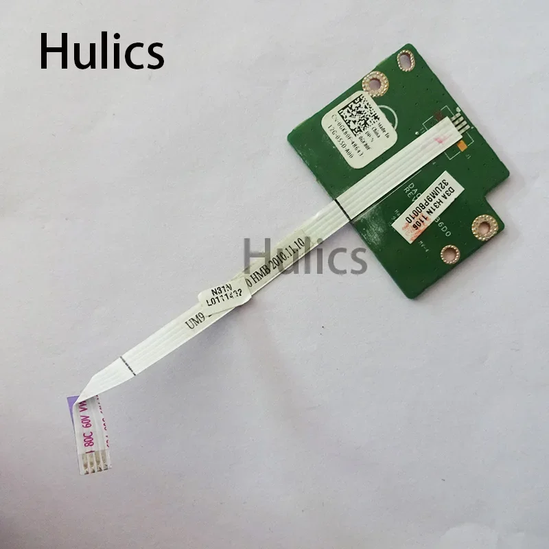 Hulics Used CN-0GK80F FOR Dell Inspiron N7010 Power Button Board Cable GK80F 0GK80F DA0UM9PB6D0