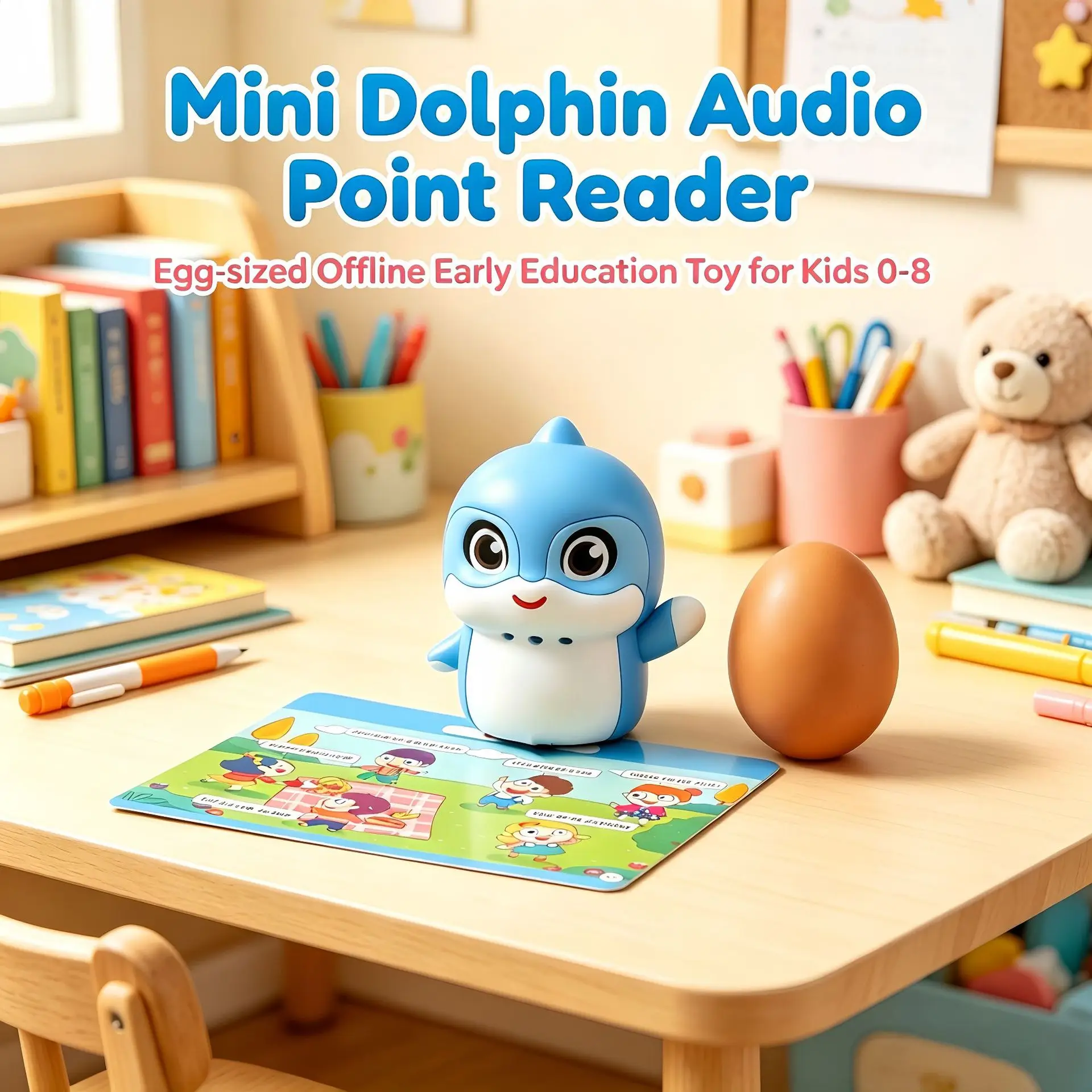 Reading Pen Learning Machine for Kids, Educational Flashcards for Literacy and Object Recognition, Early Learning and Educationa
