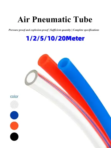 1M/2M/5M/10M/20M 공기 구성 요소 호스 4mm 6mm 8mm 10mm 12mm 폴리우레탄 튜브 공압 호스 Pu PipeAir 튜브 압축기 호스