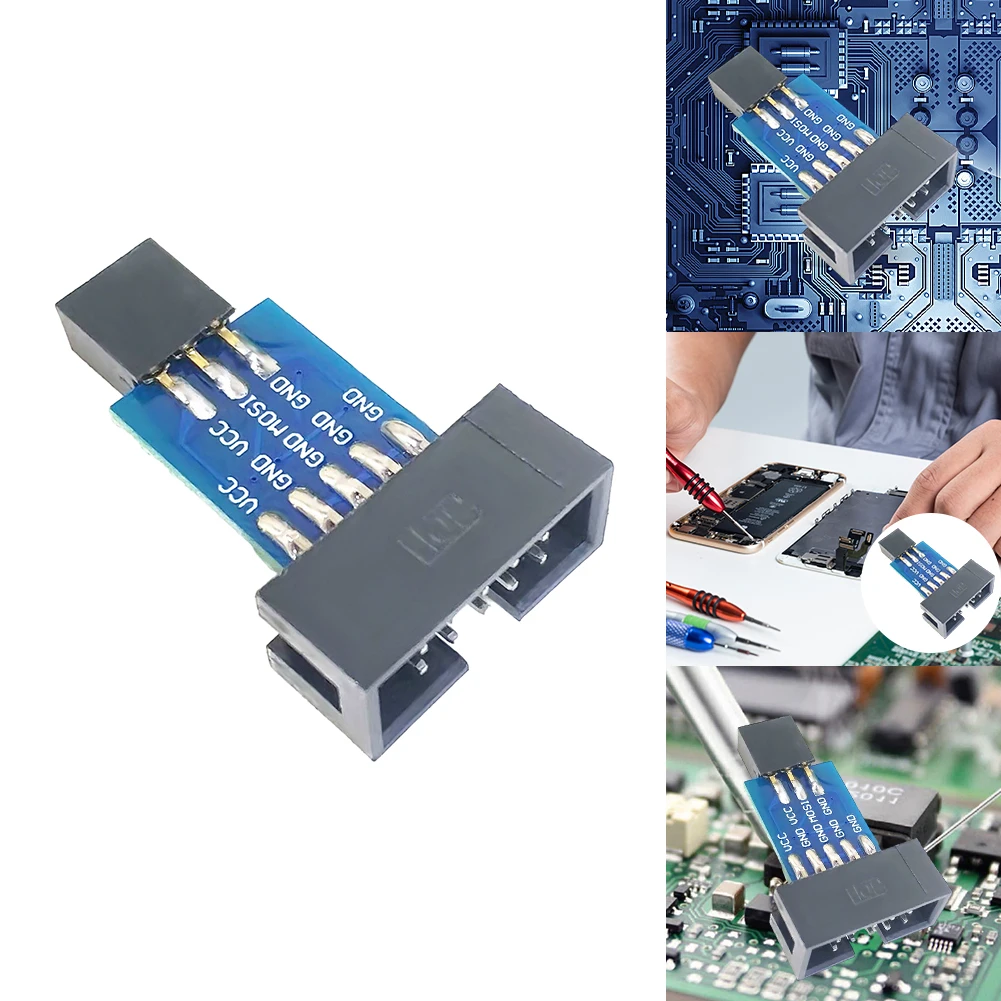 USBASP USBISP AVR Programmer Support Win7 64 Downloader Programmer 3.3V/5V Powered Microcontroller Programmer