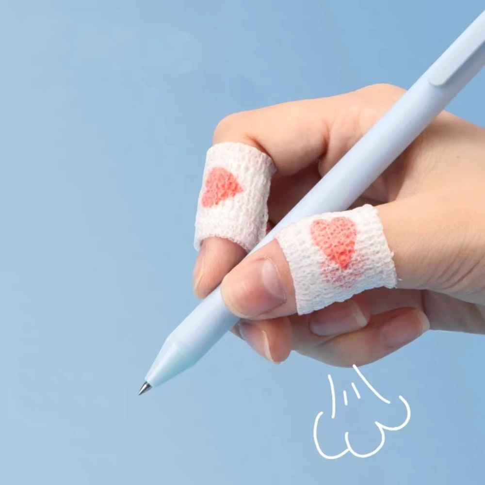 Cute Finger Bandage Student Combination Writing Finger Anti-Wear Hand Tape Cartoon Anti-Wear Anti-Cocoon Self-Adhesive Finger Gu