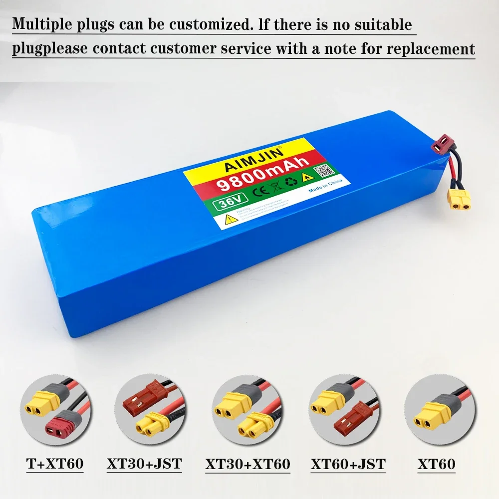 36V9.8AH for AOVO, AOVOPRO, Kamukai And SmartOne Electric Scooter Battery 10S3P