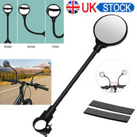 2PCS Long Bicycle Rearview Handlebar Mirrors 360° For Mountain Road Bike Motorcycle Bendable Hose Adjustable Rearview Mirror