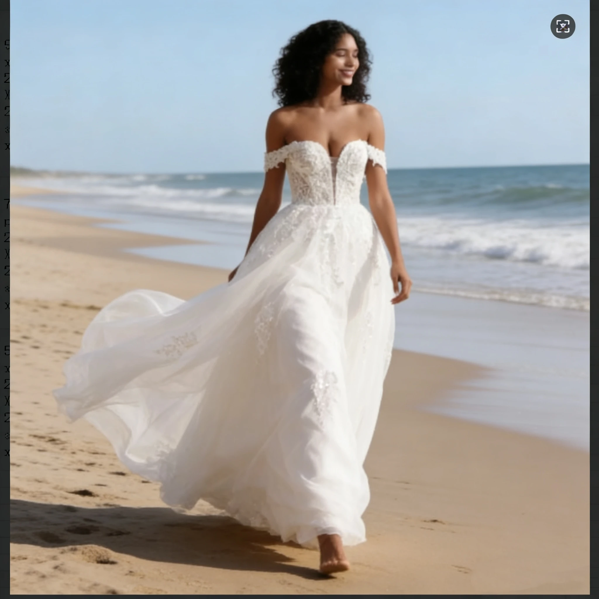 BEPEITHY-vestidos de Boda de Princesa con purpurina y escote en forma de corazón personalizados para mujer, vestido de novia sin mangas de color marfil con hombros descubiertos 2024