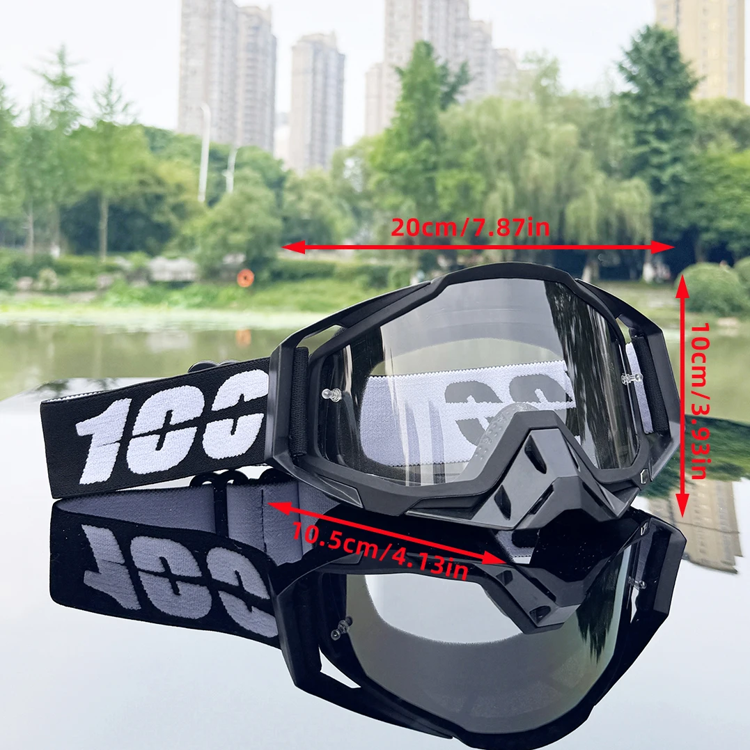 100 Motocross Brille Männer Frauen Dirt Bike Motorrad Brille Sicherheit Schutzhelm Goggle Ski Brille Moto Training Ausrüstung – Detail 1