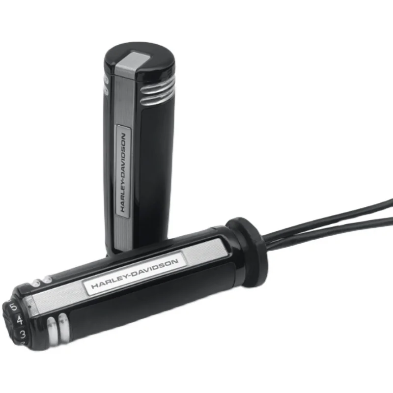 

Electronic throttle black electric heating grip, glide soft tail cutting heating grip