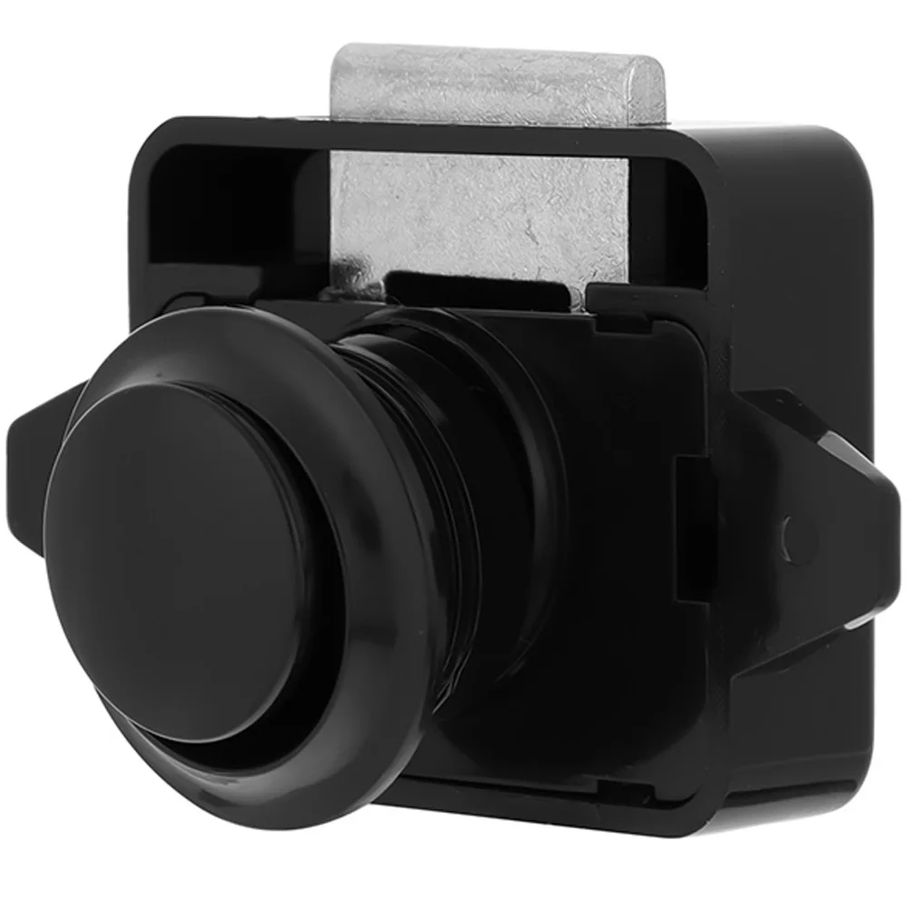 

1pcs Push Button Lock For Cabinet Rv Drawer Latch Heavy Duty Door Catch High Hardness Push Latch Lock Cabinet Latches