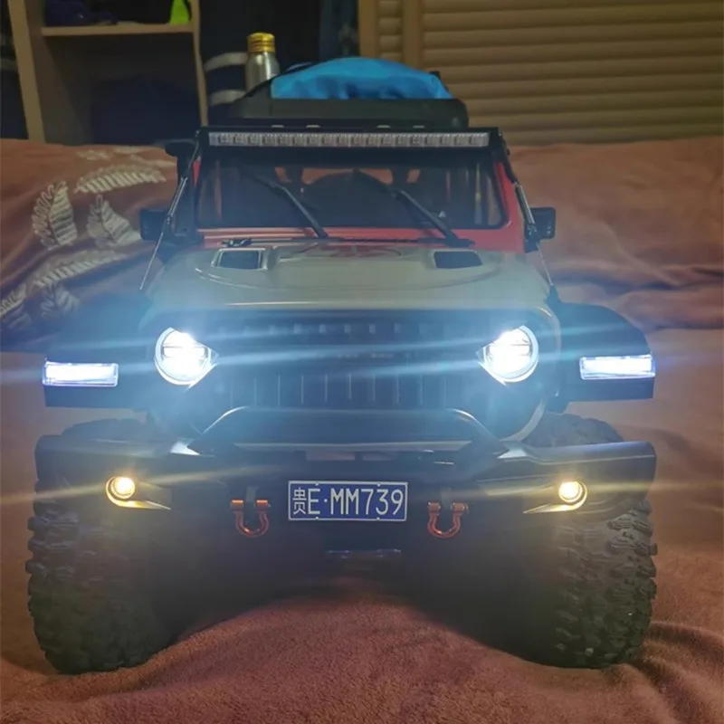 Crobol New 1/7 Remote Control Electric Mk-07 Large Climbing Off-Road Vehicle Differential Lock Dual Transmission Model Toys Gift