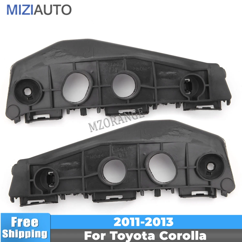 For Toyota Corolla 2011 2012 2013 Front Bumper Bracket Side Support Holder Mount 1 Pair Left Right Reinforcement Car Accessories