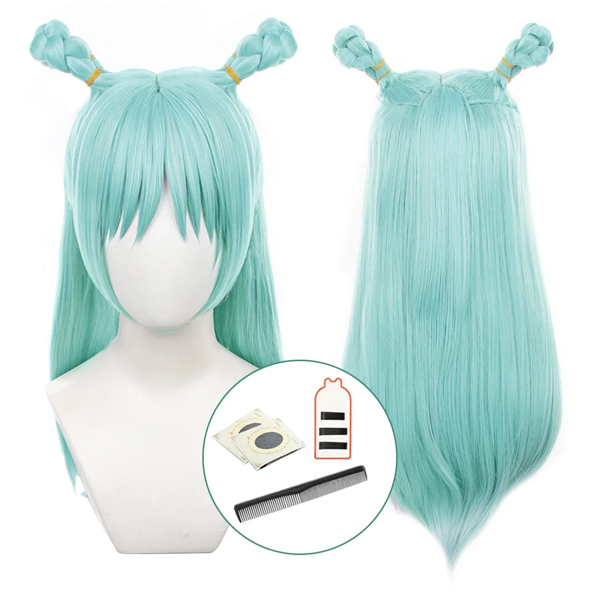 

Cosplay Jujutsu JJK Anime Kashimo Hajime Cosplay Wig Rose Net Synthetic Fiber Adjustable Size Halloween Christmas Party