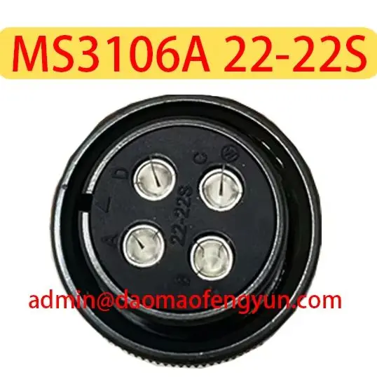 Brand new MS3106A 22-22S 4 pole servo motor aviation plug military specification connector,MS3106A 22 22S