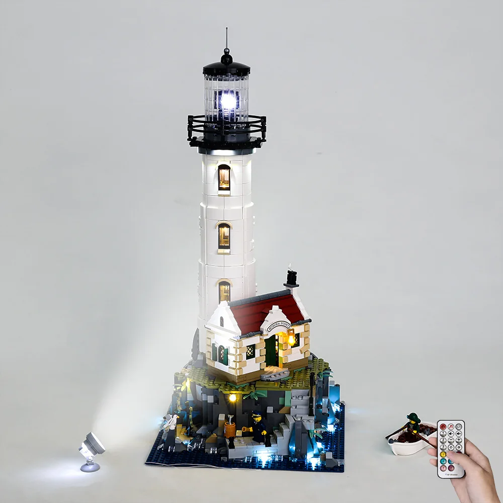 EASYLITE LED Light Kit For 21335 Motorized Lighthouse Building Blocks DIY Toys Set ​Only Lighting Kit Not Model