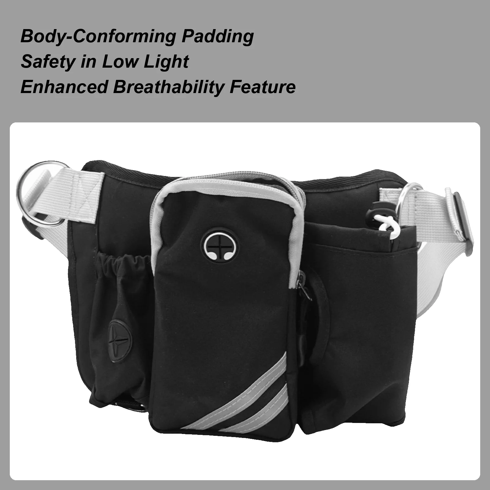 

Пояс для выгула собак, дышащий, регулируемый, с карманом для лакомств, для прогулок с собаками, бега, походов, тренажерного зала, пляжа, пробежек