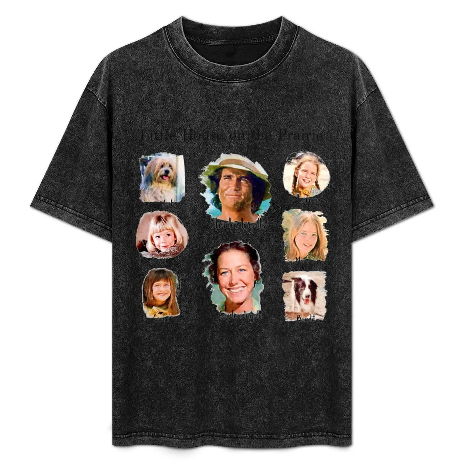 Ingalls Family Little House on the Prairie T-Shirt T-shirts oversize boys animal print mens fashion