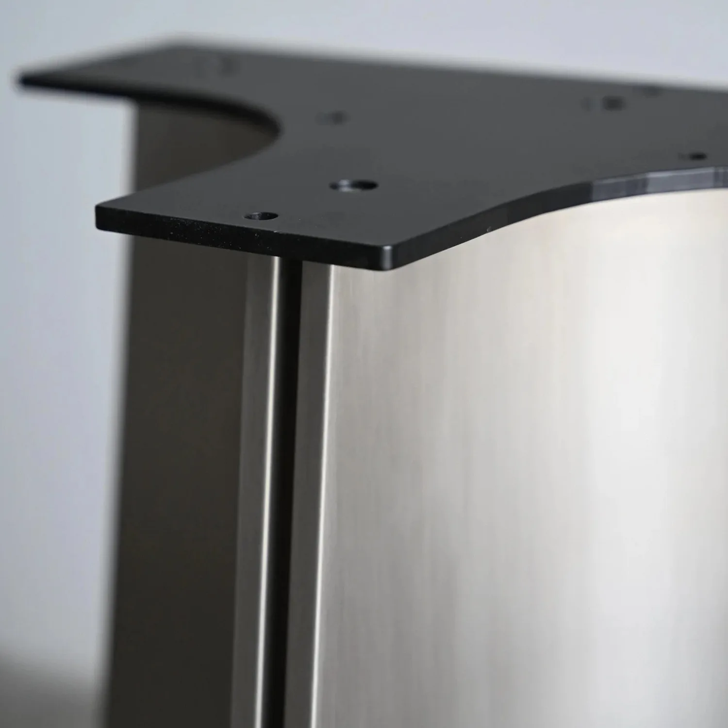 Light luxury dining table foot support frame, stainless steel table legs,rectangular dining table base, hardware feet