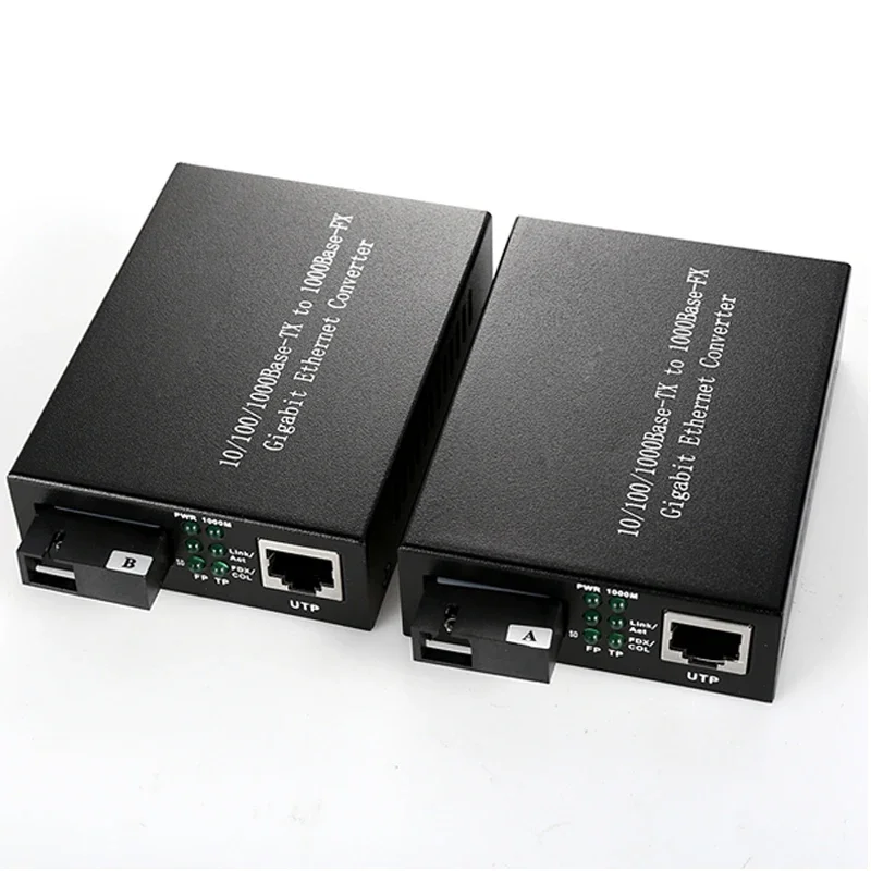 Dreiteilige Lieferung Ethernet-Switch Glasfaser-Transceiver 100 Mbit/s Gigabit-Netzwerk-Switch Ethernet Fiber Optical Media Converter