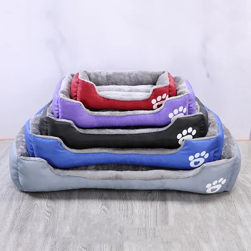 

High-quality Dog Kennel Warm Four Seasons Oxford Cloth PP Rebound Cotton Cat Kennel Pet Bed Dog Pad Small Medium and Large Mats