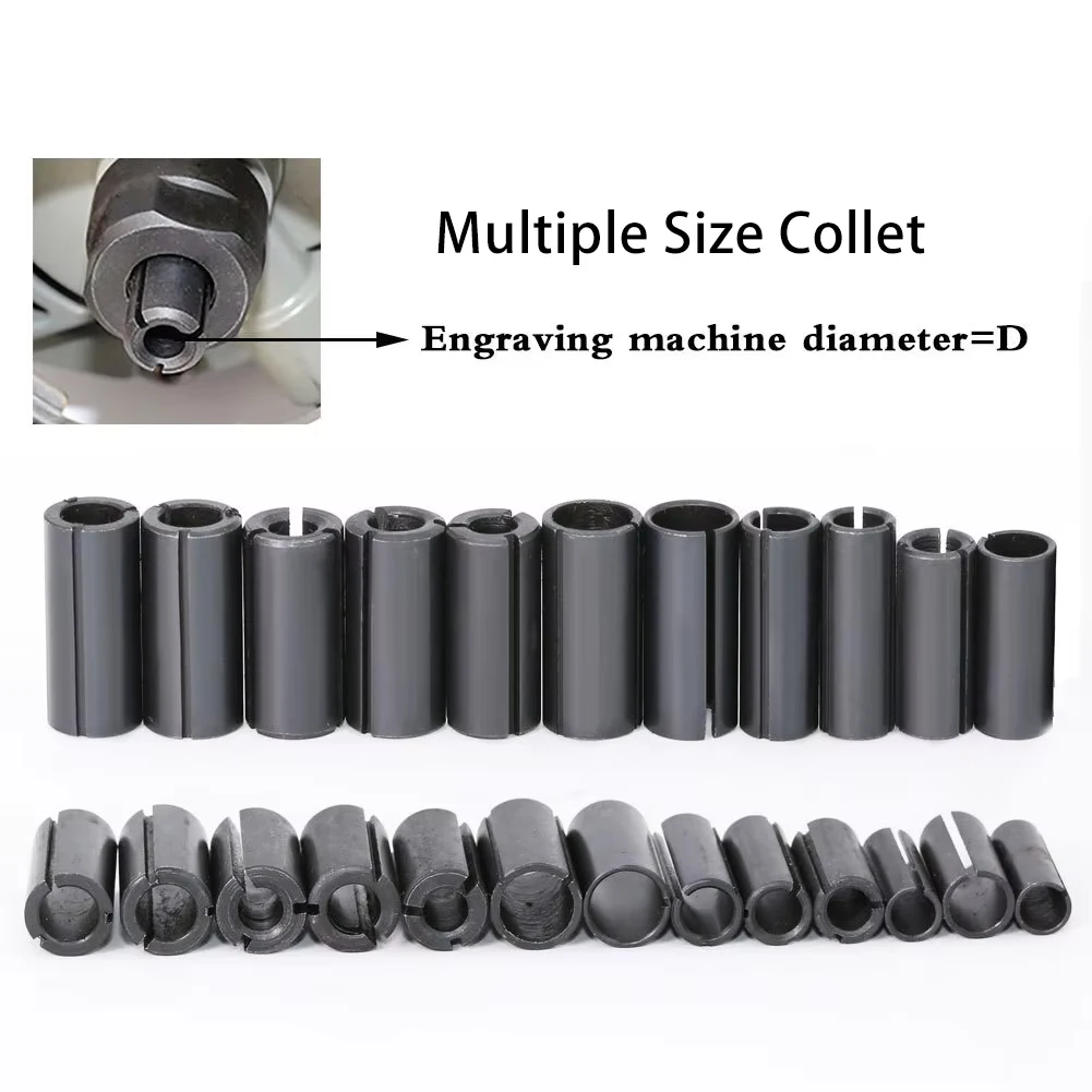 Multi Specification Conversion Collet Router Bit Adapter Sleeve Engraving Machine Trimmer Electric Wood Milling Connector Tool